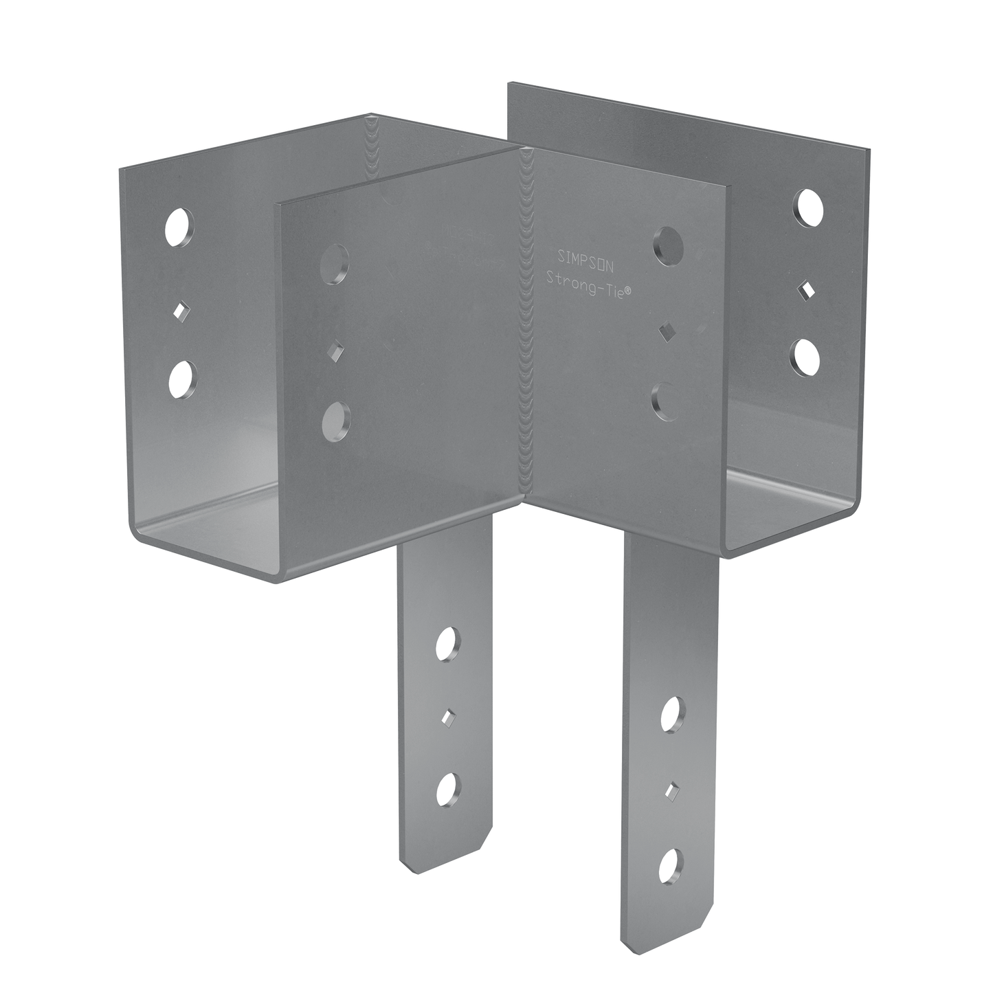 Simpson Strong-Tie ECCLL464 ECCLL L-Shape End Column Cap for 4x Beams, 6x Post, Skewed Left