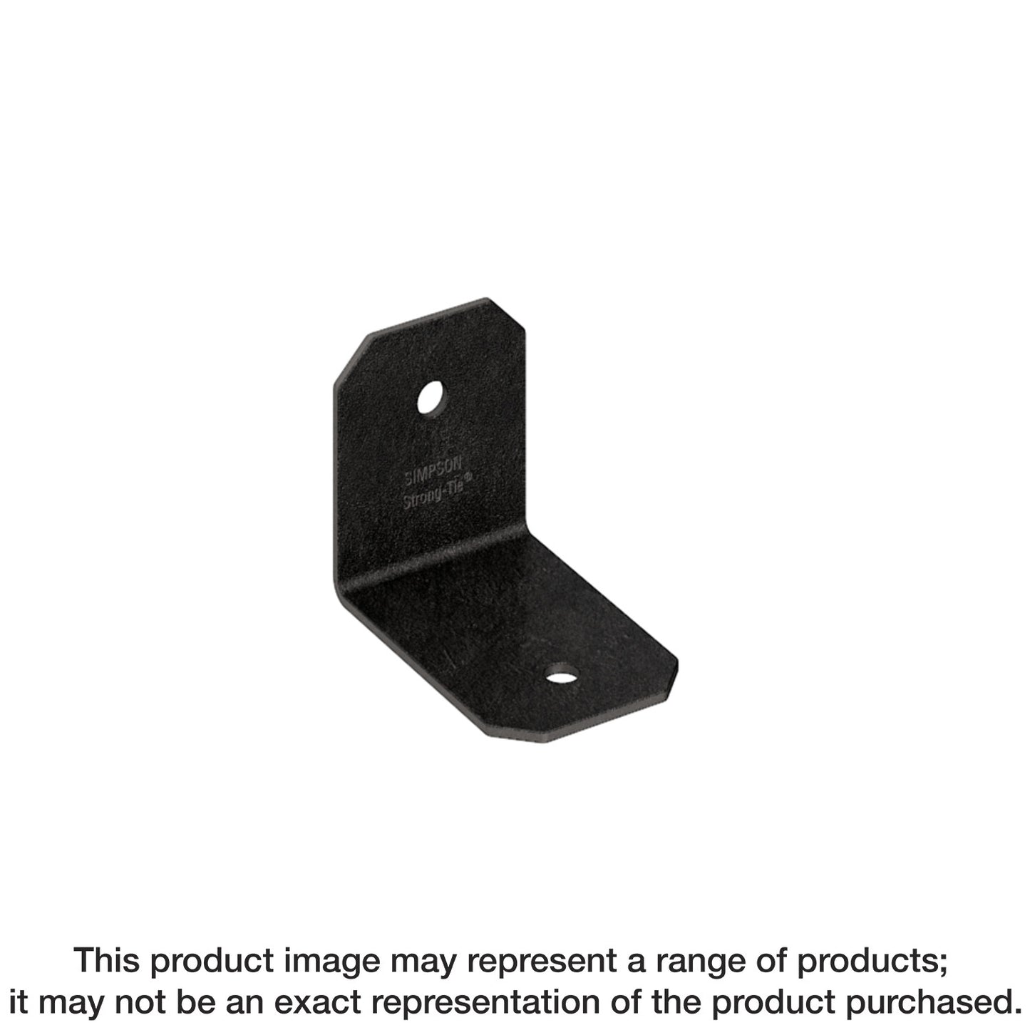 Simpson Strong-Tie APVA21 Outdoor Accents® Avant Collection™ ZMAX®, Black Powder-Coated 90° Angle for 2x (Pack of 90)