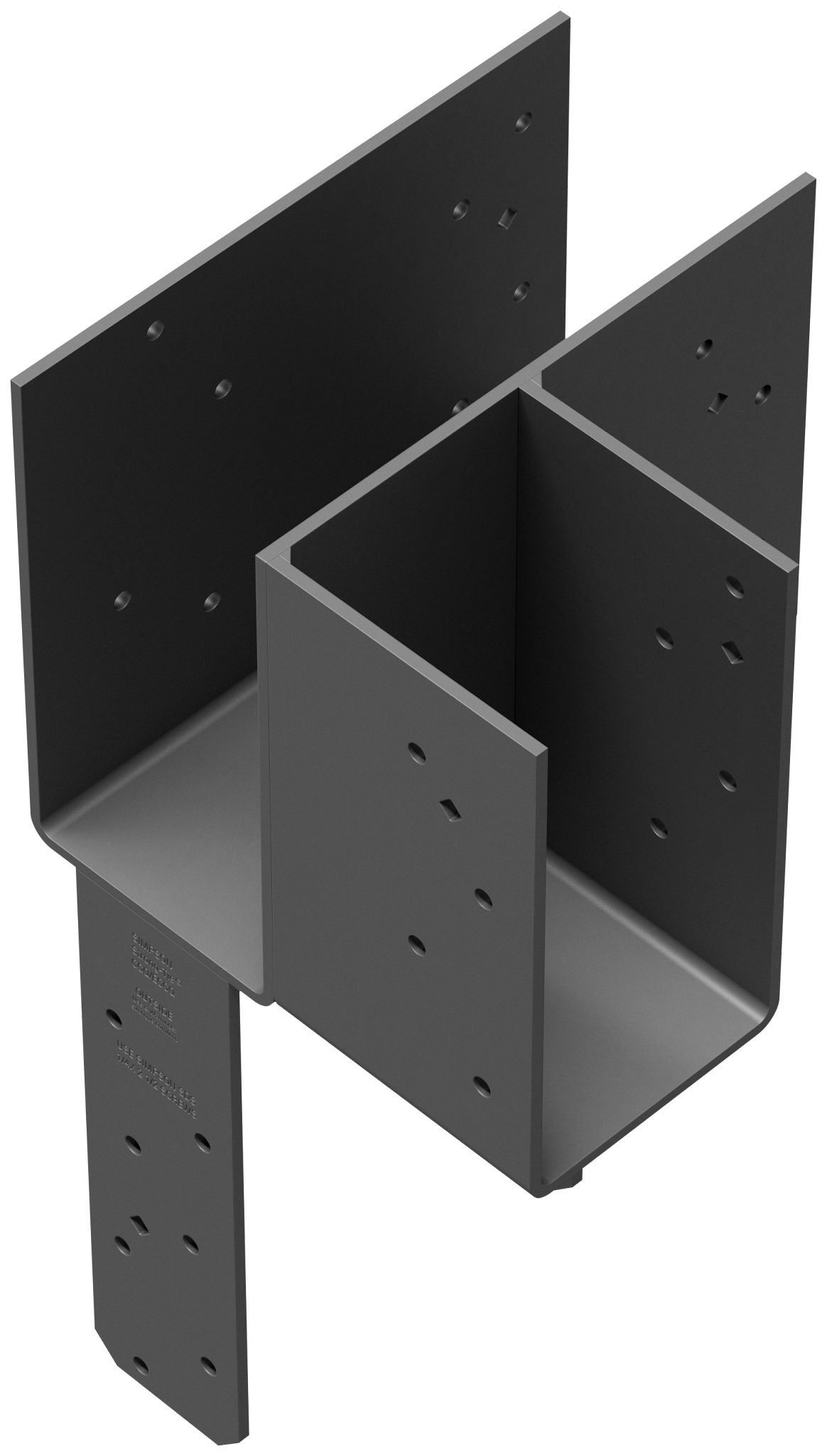 Simpson Strong-Tie ECCLLQ464SDS ECCLLQ L-Shape End Column Cap for 4x Beams, 6x Post w/ SDS Screws, Skewed Left (Pack of 48)
