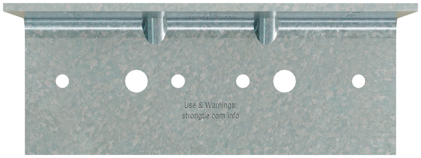 Simpson Strong-Tie FC32-5/97-R25 FC 2 in. x 3-1/2 in. x 5 in. 12-Gauge Bypass Framing Fixed-Clip Connector (Qty-25) (Pack of 144)