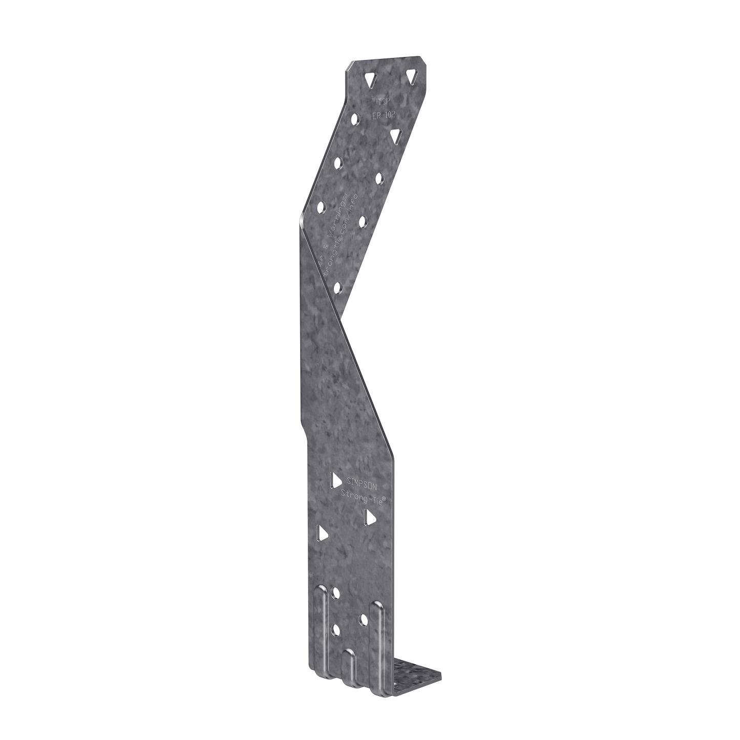 Simpson Strong-Tie TSP TSP 16-Gauge Galvanized Stud-Plate Tie (Pack of 100)