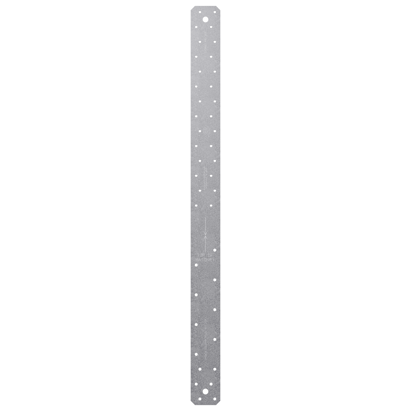 Simpson Strong-Tie MSTCM40 MSTCM 40-1/4 in 16-Gauge Galvanized Medium Strap Tie for Masonry (Pack of 1050)