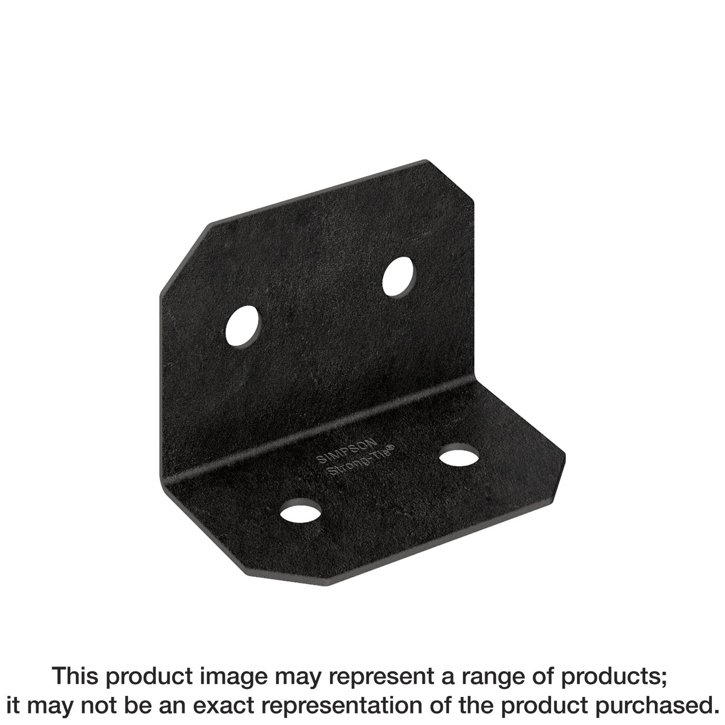 Simpson Strong-Tie APVA6 Outdoor Accents® Avant Collection™ ZMAX®, Black Powder-Coated 90° Angle for 6x (Pack of 2688)