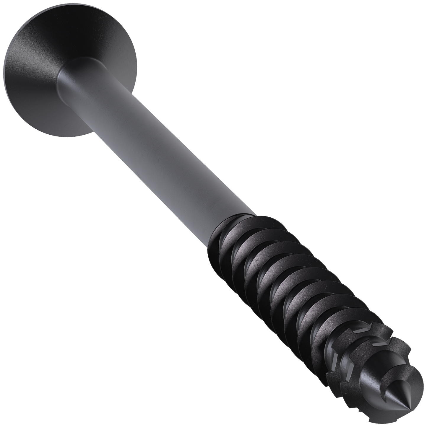 Simpson Strong-Tie TNTBL25400TF Titen Turbo™ — 1/4 in. x 4 in. 6-Lobe Flat-Head Concrete and Masonry Screw, Black (100-Qty) (Pack of 4)