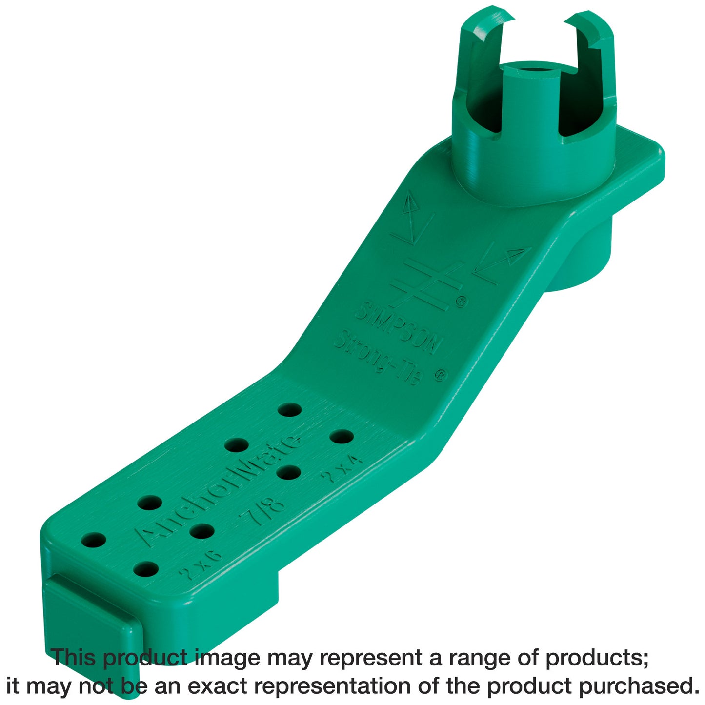 Simpson Strong-Tie AM 7/8 AnchorMate® 7/8-in. Dia. Anchor Bolt Holder — Green (100-Qty) (Pack of 60)