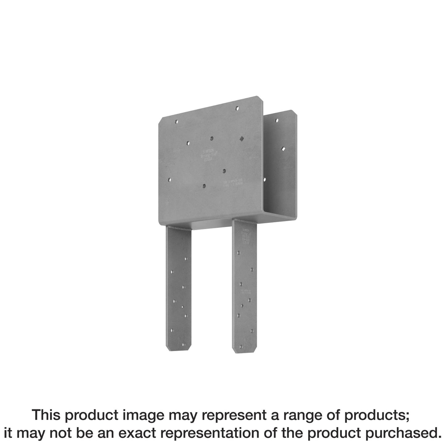 Simpson Strong-Tie ECCQ48SDS2.5 ECCQ™ End Column Cap for 4x Beam, 8x Post, with Strong-Drive® SDS Screws
