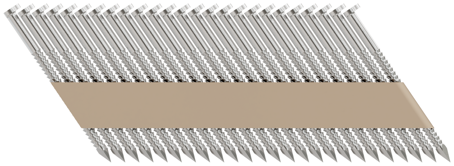 Simpson Strong-Tie S12A200T31 31°–34° Paper Tape, Clipped Head, Ring-Shank Nail — 2 in. Type 304 (1000-Qty)