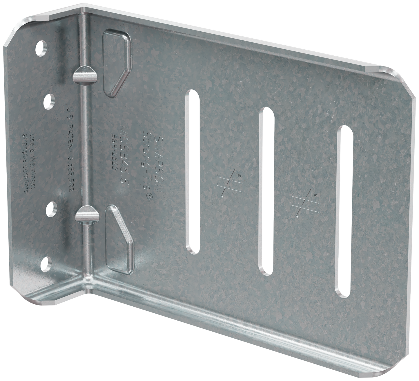 Simpson Strong-Tie MSCB45.5-KT MSCB™ 5-1/2 in. 14 ga. Bypass Framing Slide-Clip Connector w/ Screws (25-Qty)