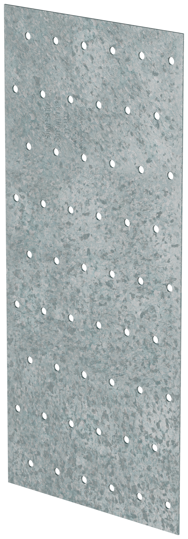 Simpson Strong-Tie TP49 TP 4-1/8 in. x 9 in. 20-Gauge Galvanized Tie Plate (Pack of 100)