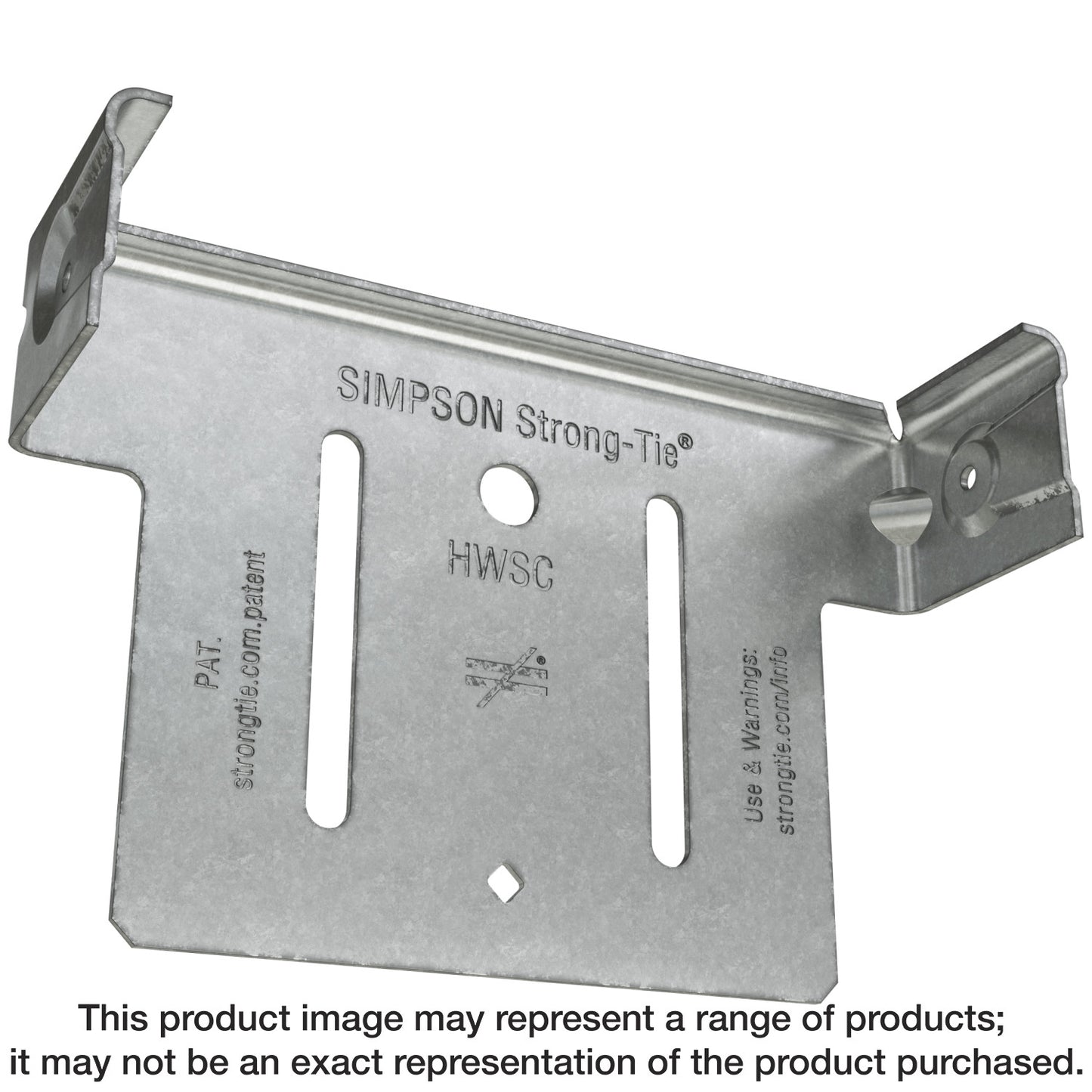 Simpson Strong-Tie HWSC6-KT HWSC™ 5-3/4 in. Head-of-Wall Slide-Clip Connector w/ Screws (50-Qty) (Pack of 48)