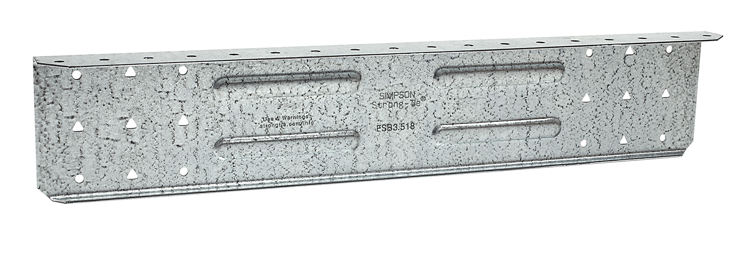 Simpson Strong-Tie FSB3.518-R25 FSB Bypass Framing Fixed-Clip Strut Connector (Qty-25) (Pack of 60)