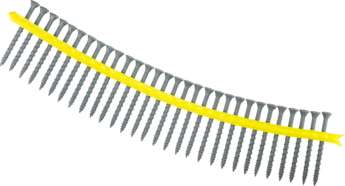 Simpson Strong-Tie DSVG212S Deck-Drive™ DSV WOOD Screw (Collated) — #10 x 2-1/2 in. T25 6-Lobe, Gray (1000-Qty)