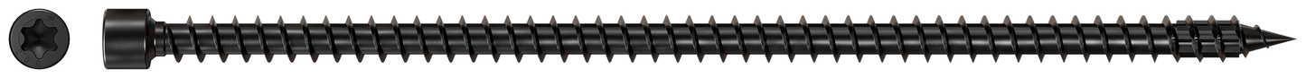 Simpson Strong-Tie SDCFC8X200-R50 Strong-Drive® SDCFC TIMBER-CFC Screw — 0.315 in. x 7-7/8 in. T40, E-Coat® (50-Qty) (Pack of 6)