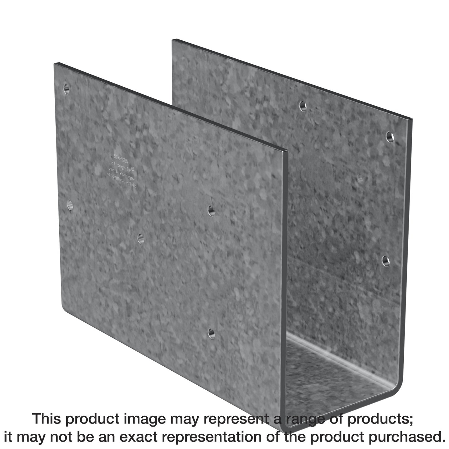 Simpson Strong-Tie CCOS3.62 CCOS Column Cap Only (No Straps) for 3.5 in. LVL/PSL/LSL (Pack of 4)