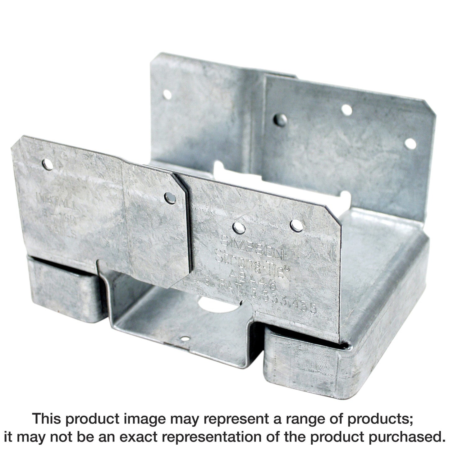 Simpson Strong-Tie ABA46Z ABA ZMAX® Galvanized Adjustable Standoff Post Base for 4x6 (Pack of 480)