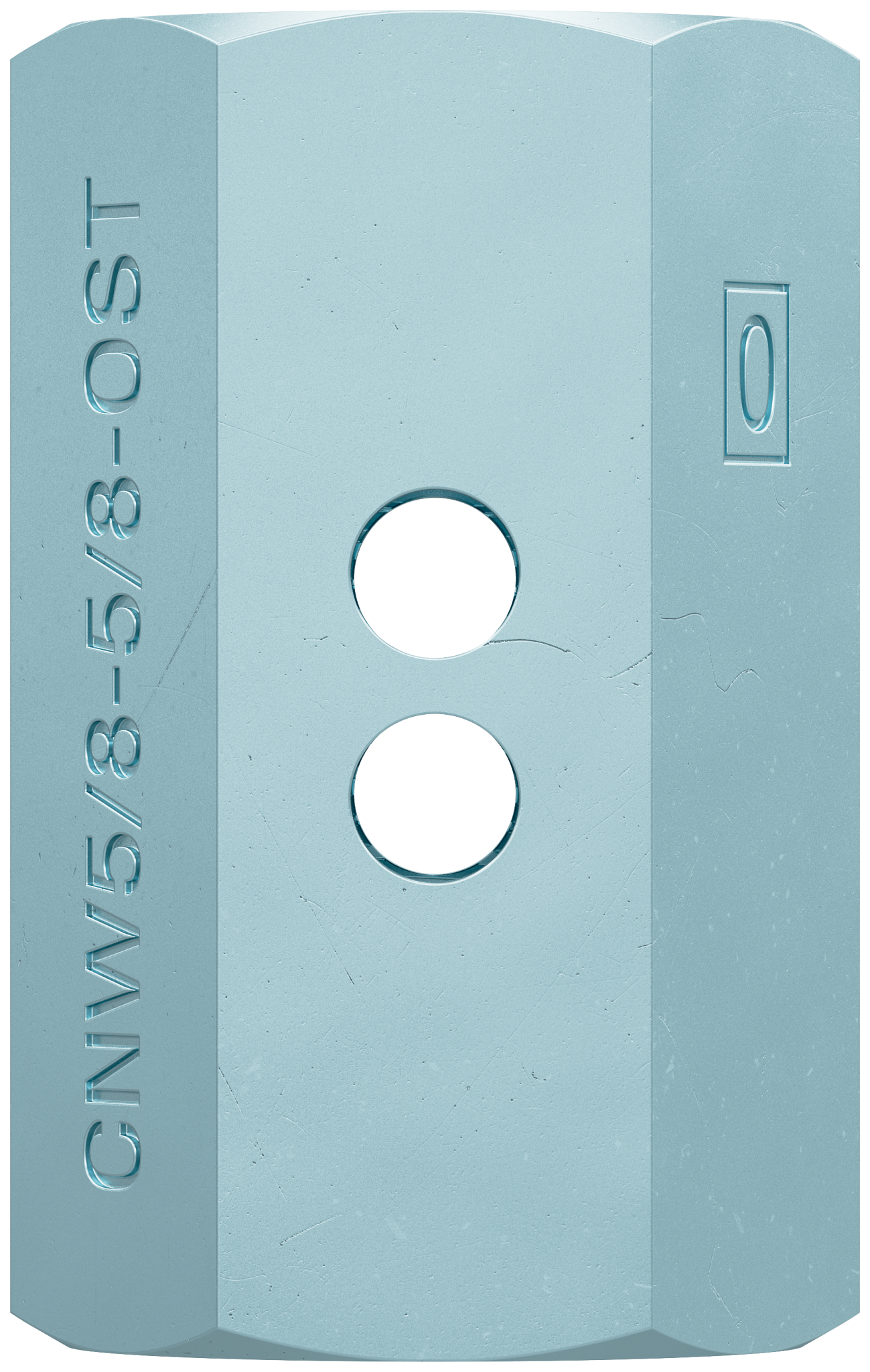 Simpson Strong-Tie CNW5/8-5/8-OST CNW 5/8 in. to 5/8 in. Oversized Thread Coupler Nut with Witness® Hole