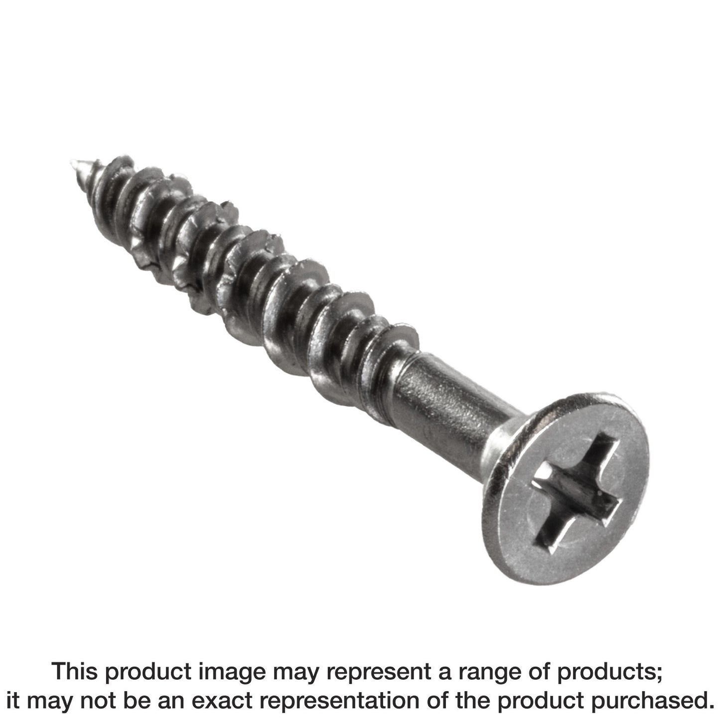 Simpson Strong-Tie T08J125FX-RP15 Marine Screw, Flat Head — #8 x 1-1/4 in. #2 Phillips Drive, Type 316 (15-Qty) (Pack of 5)
