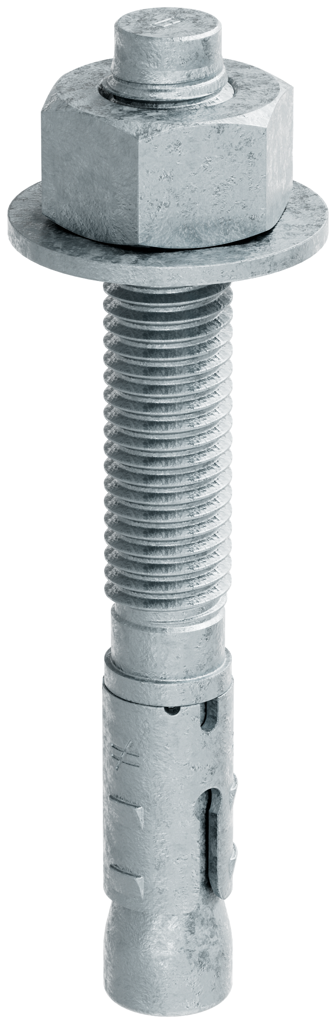 Simpson Strong-Tie STB2-62500MGF20 Strong-Bolt® 2 — 5/8 in. x 5 in. Mechanically Galvanized Wedge Anchor, Fully Assembled (20-Qty) (Pack of 252)