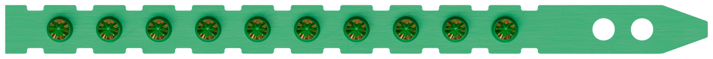 Simpson Strong-Tie P27SL3A P27SL 0.27-Caliber Plastic, 10-Shot Strip Loads, Green - Imported (100-Qty) (Pack of 100)