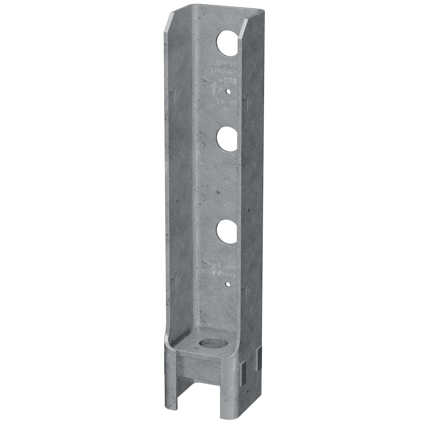 Simpson Strong-Tie HD7B HDB 12-3/8 in. Galvanized (G90) Bolted Holdown (Pack of 8)