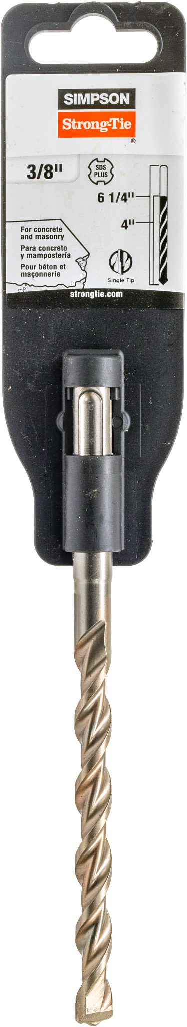 Simpson Strong-Tie MDPL03706 3/8 in. x 6-1/4 in. SDS-plus® Shank Drill Bit (Pack of 175)