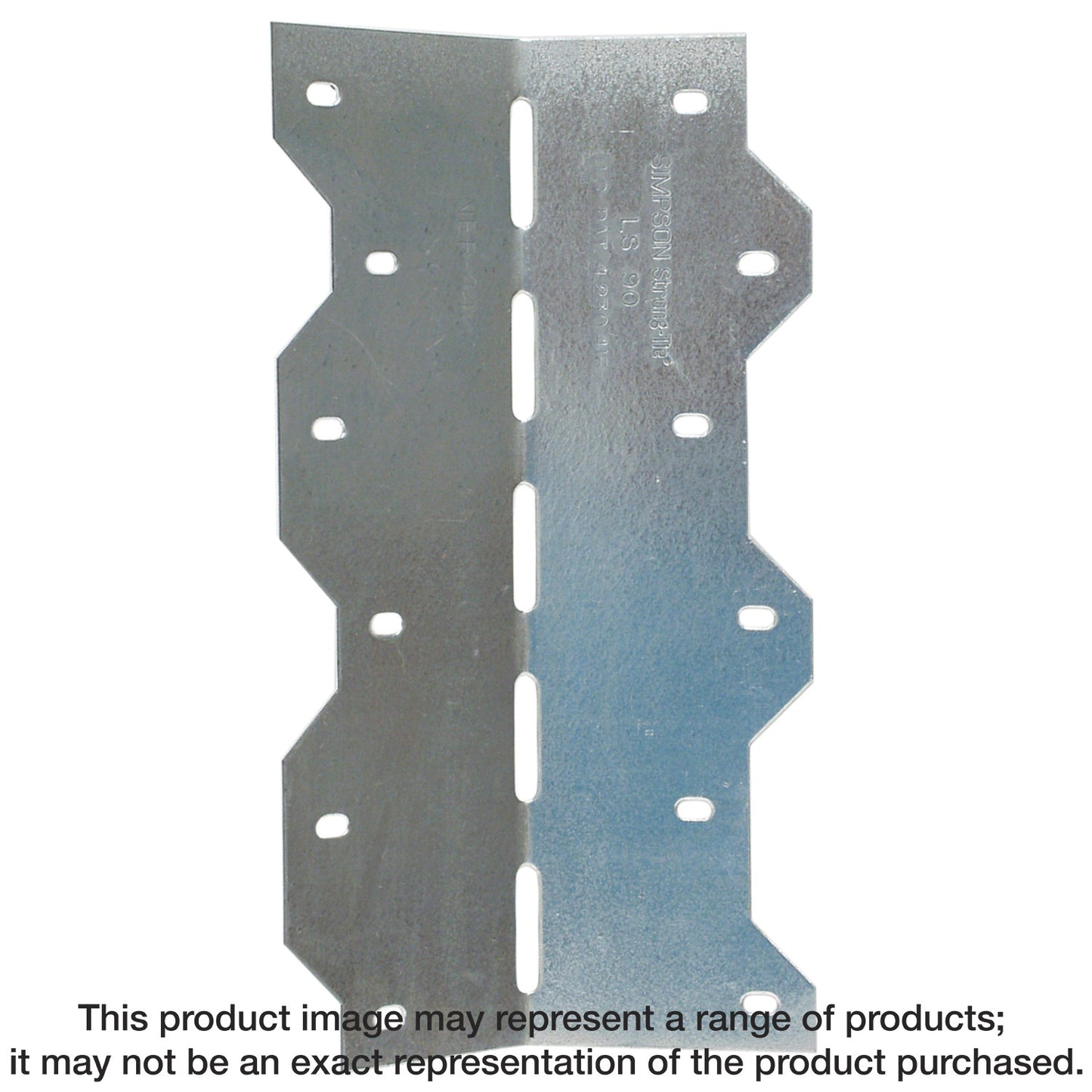 Simpson Strong-Tie LS90 LS 7-7/8 in. 18-Gauge Galvanized Adjustable L Angle (Pack of 50)