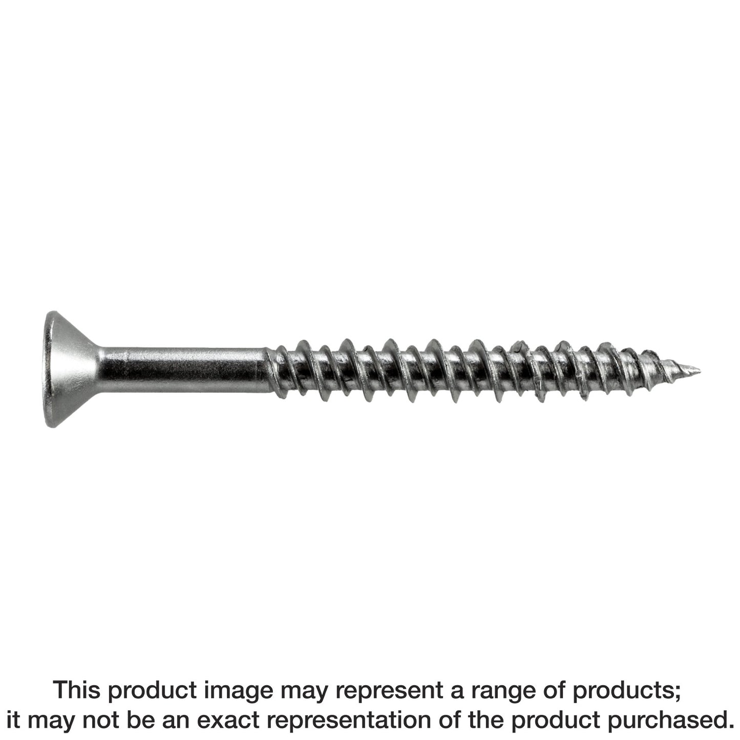 Simpson Strong-Tie T10J200FXM Marine Screw, Flat Head — #10 x 2 in. #2 Phillips Drive, Type 316 (1000-Qty)