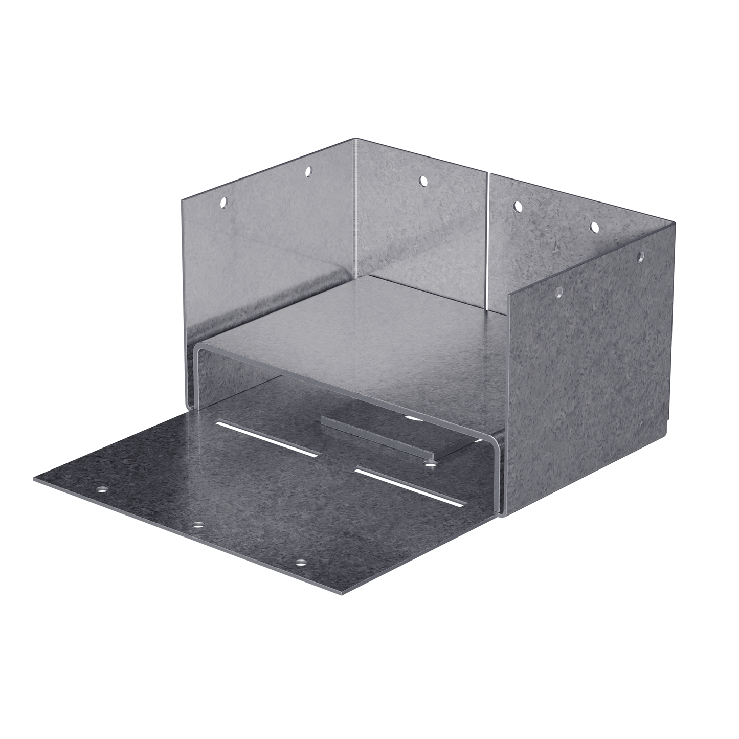 Simpson Strong-Tie ABW66RZ ABW ZMAX® Galvanized Adjustable Standoff Post Base for 6x6 Rough