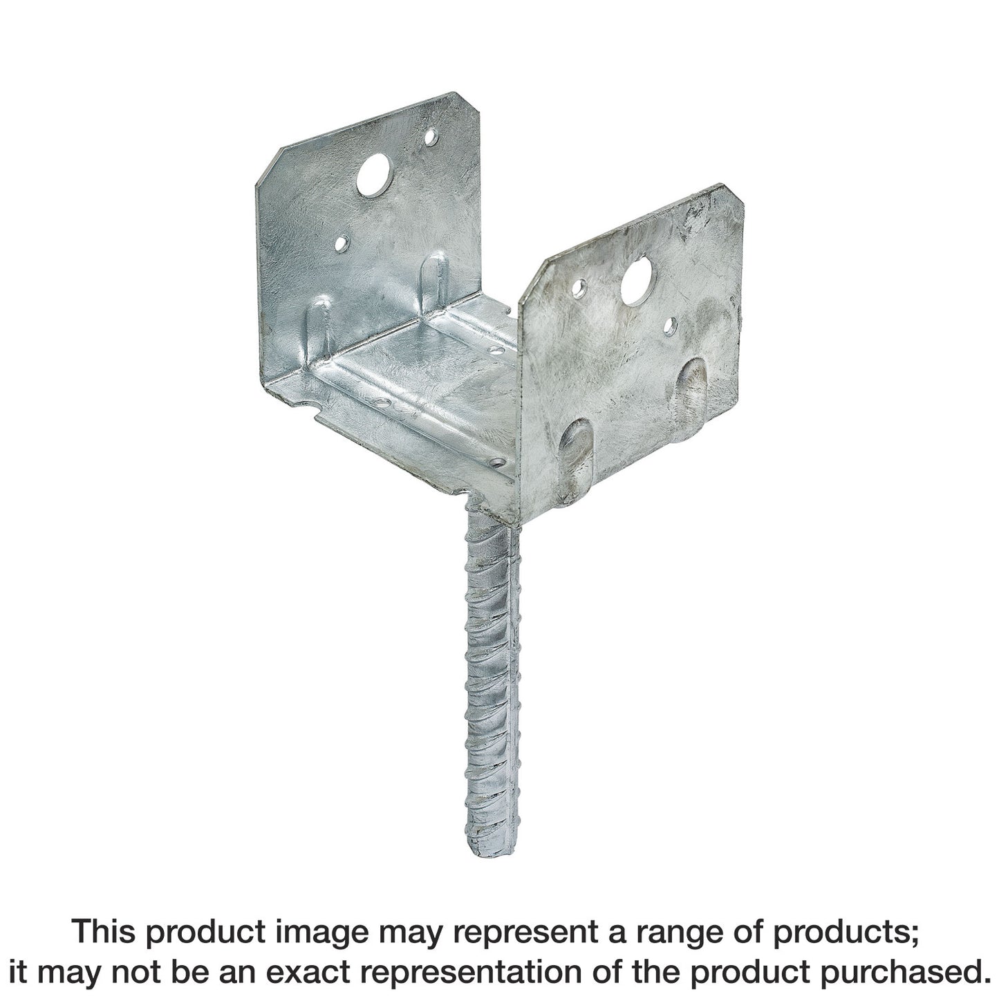 Simpson Strong-Tie RCPS4HDG RCPS Hot-Dip Galvanized Rebar Carport Saddle for 4x4 Rough (Pack of 12)