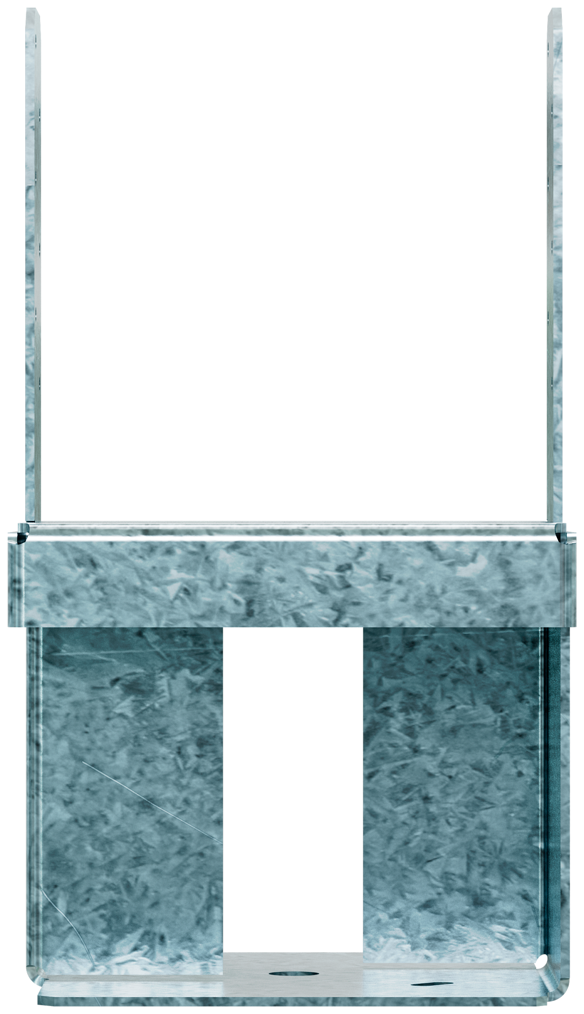 Simpson Strong-Tie PPB66-4Z PPBZ™ Porch Post Base for 6x6 Post and 4 in. Slab