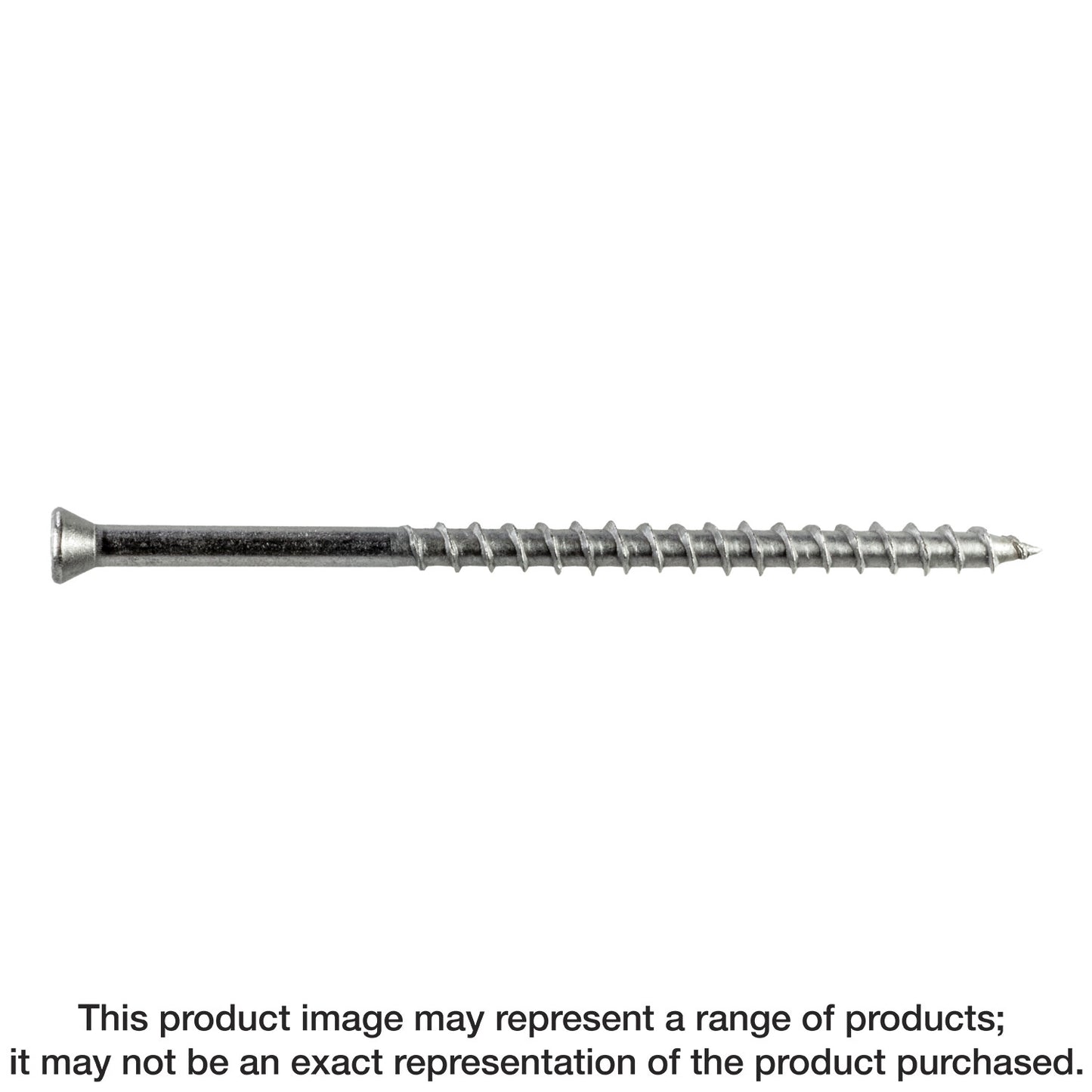 Simpson Strong-Tie S07250WP1 Deck-Drive™ DWP WOOD SS Screw — #7 x 2-1/2 in. T-15, Trim Head, Type 305 (1 lb.) (Pack of 1500)