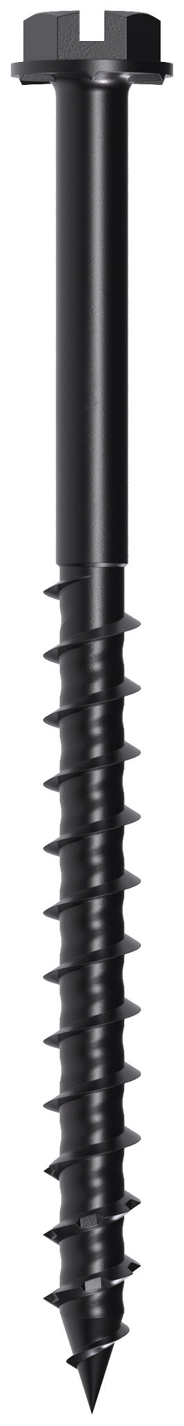 Simpson Strong-Tie TNTBL18234H Titen Turbo™ — 3/16 in. x 2-3/4 in. Hex-Head Concrete and Masonry Screw, Black (100-Qty)