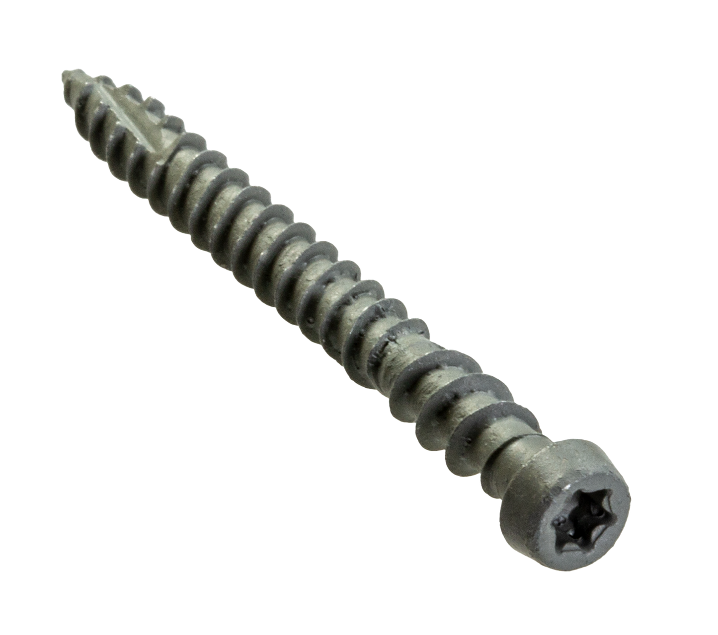 Simpson Strong-Tie DCU2GRR350 Deck-Drive™ DCU COMPOSITE Screw — #10 x 2 in. T20, Quik Guard®, Gray (350-Qty) (Pack of 6)