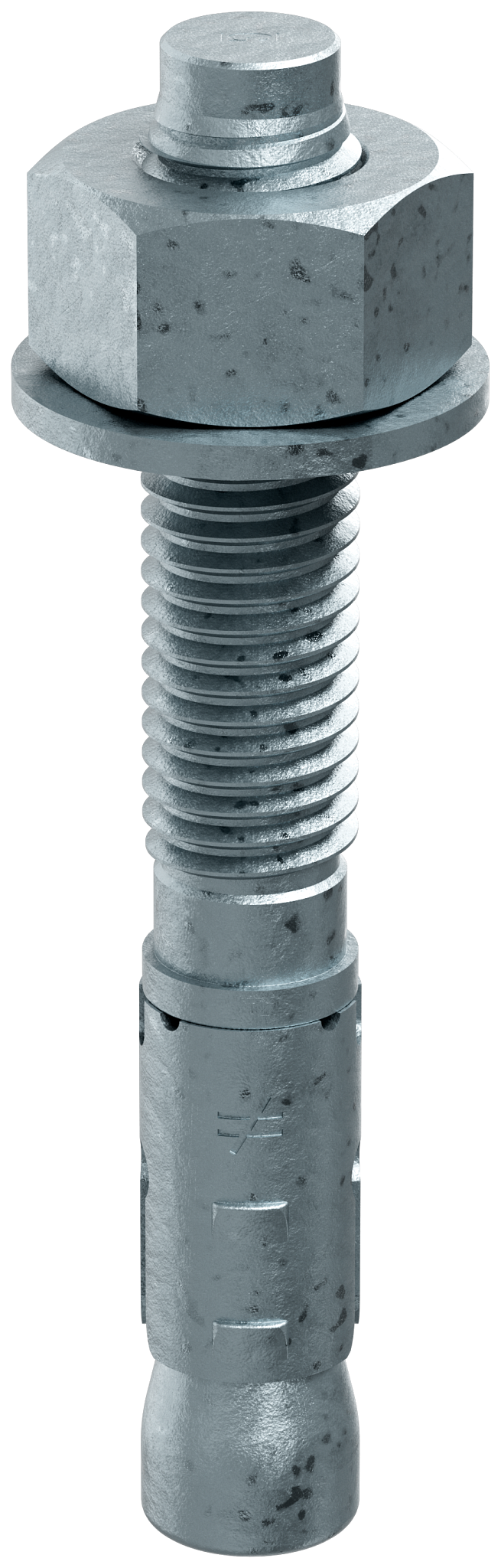 Simpson Strong-Tie STB2-62412MGF20 Strong-Bolt® 2 — 5/8 in. x 4-1/2 in. Mechanically Galvanized Wedge Anchor, Fully Assembled (20-Qty) (Pack of 252)