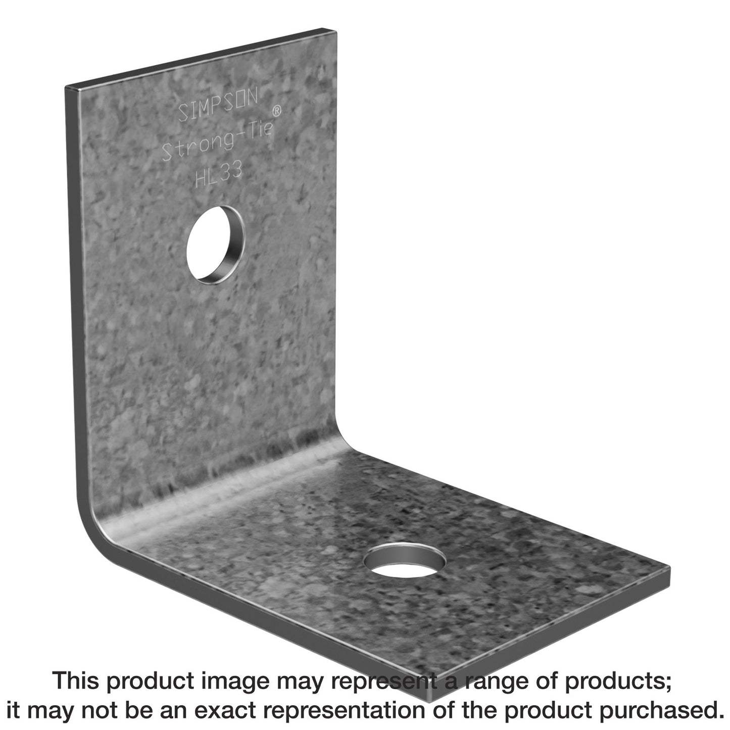 Simpson Strong-Tie HL33 HL 3-1/4 in. x 2-1/2 in. Galvanized Heavy Angle (Pack of 3200)