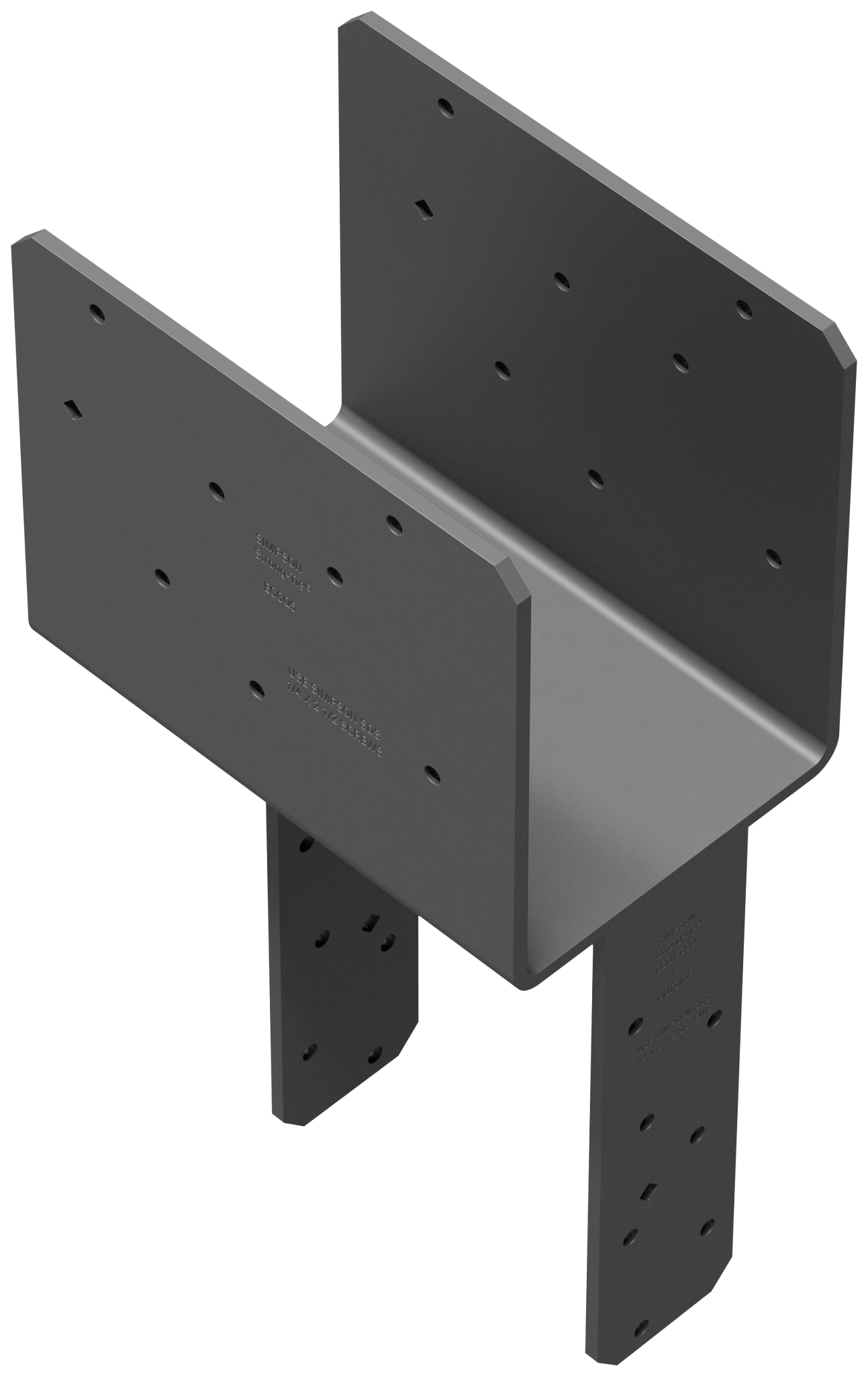 Simpson Strong-Tie ECCQ5-6SDS2.5 ECCQ™ End Column Cap for 5-1/8 in. Beam, 6x Post, with Strong-Drive® SDS Screws