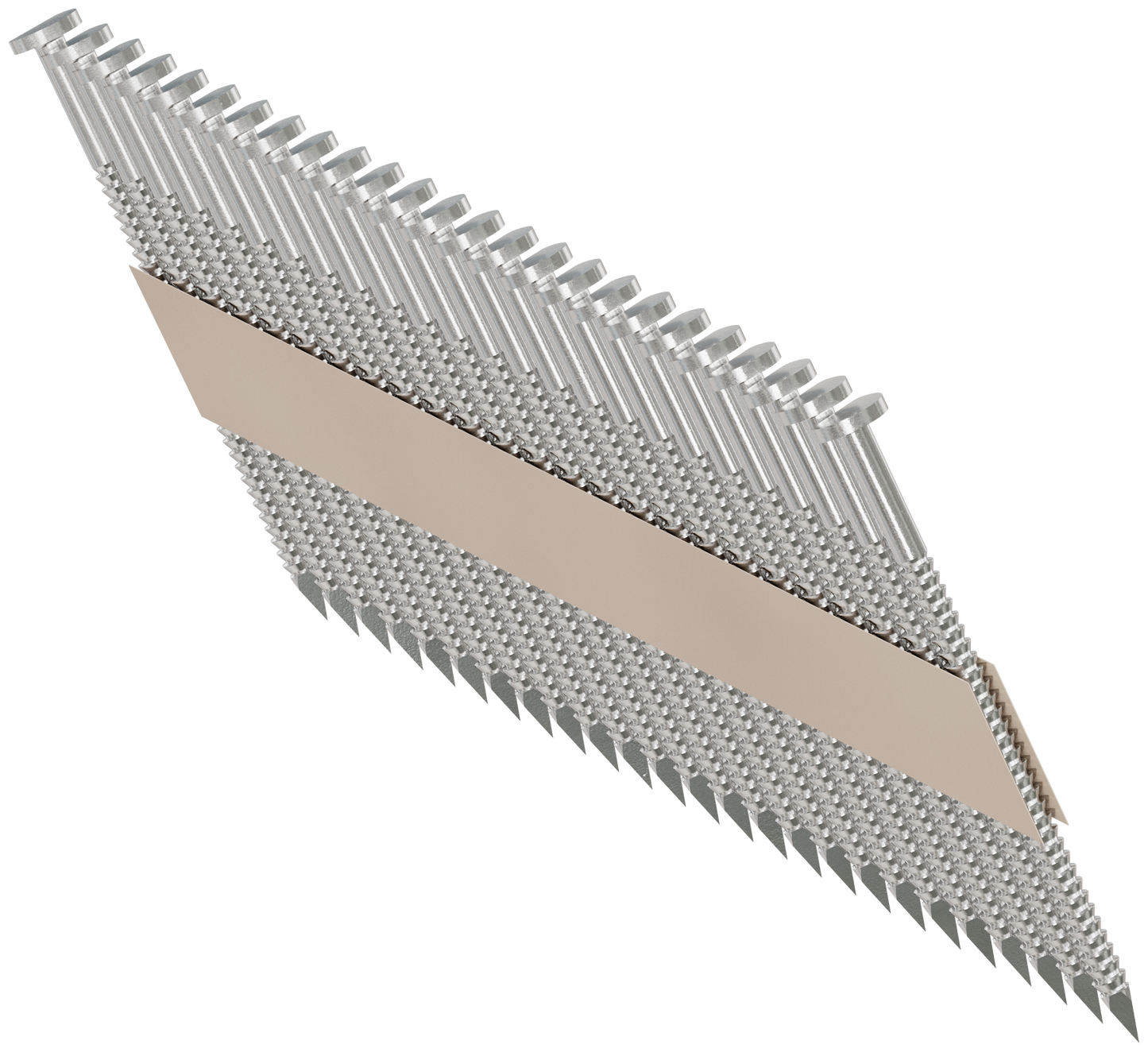 Simpson Strong-Tie S237T31250 31°–34° Paper Tape, Clipped Head, Ring-Shank Nail — 2-3/8 in. Type 304 (250-Qty)