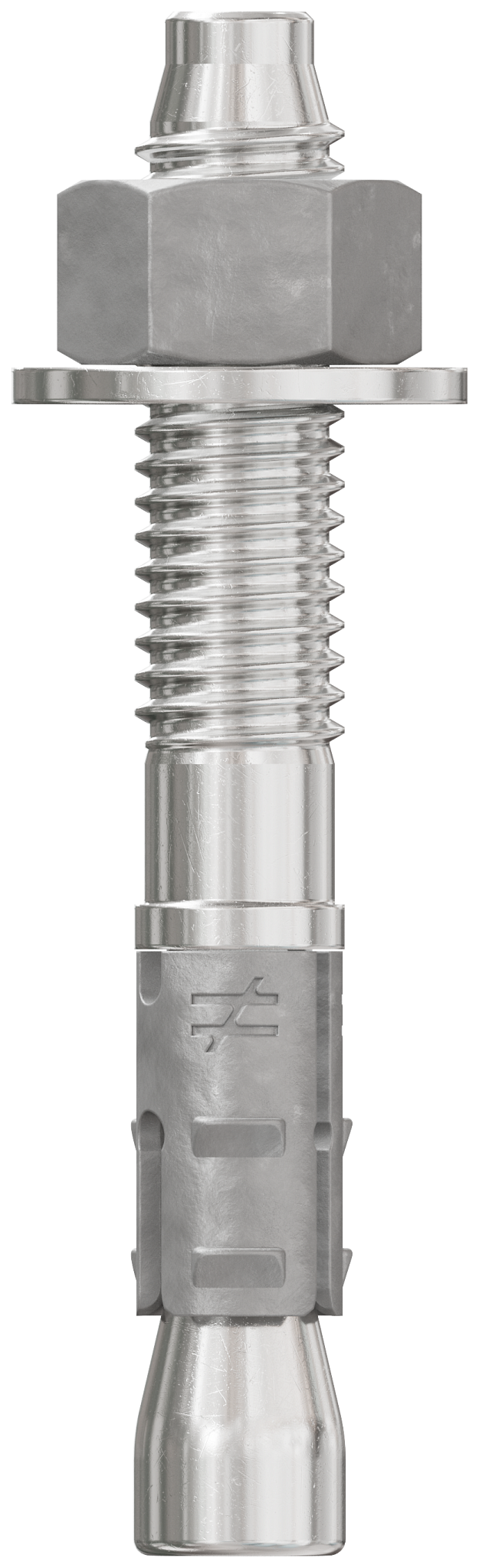 Simpson Strong-Tie STB2-37234S4F50 Strong-Bolt® 2 — 3/8 in. x 2-3/4 in. Type 304 Stainless-Steel Wedge Anchor, Fully Assembled (50-Qty) (Pack of 4)