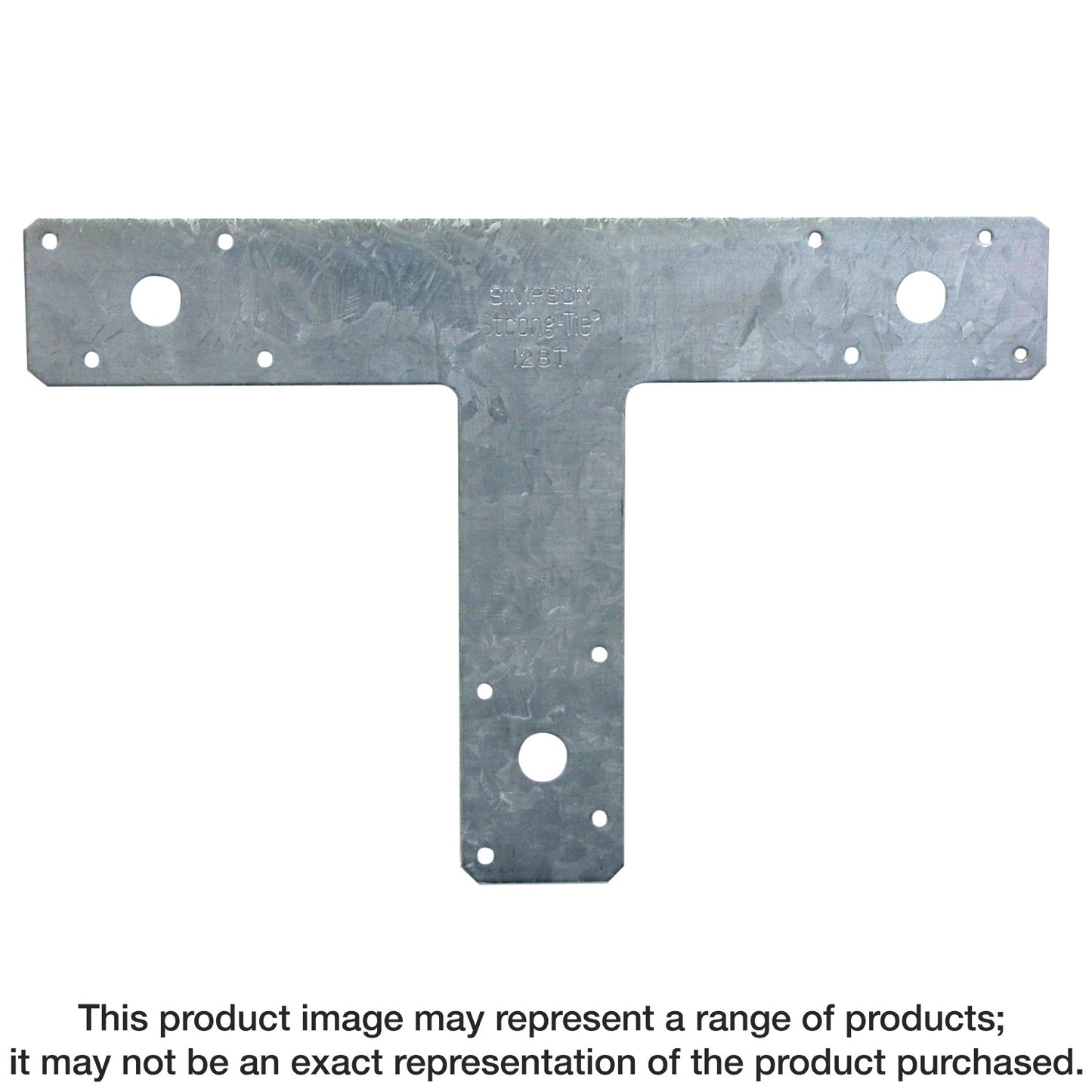 Simpson Strong-Tie 128T 12 in. x 8 in. 14-Gauge Galvanized T Strap