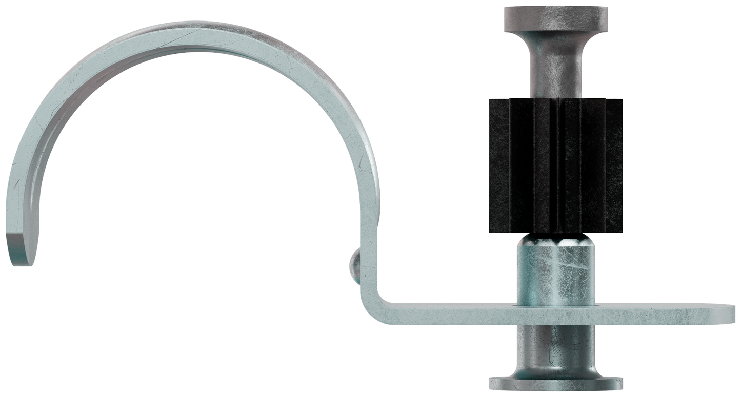 Simpson Strong-Tie PCC75-DP100 PCC Powder-Actuated Conduit Clip 3/4-in. EMT with 1-in. Pin (50-Qty)