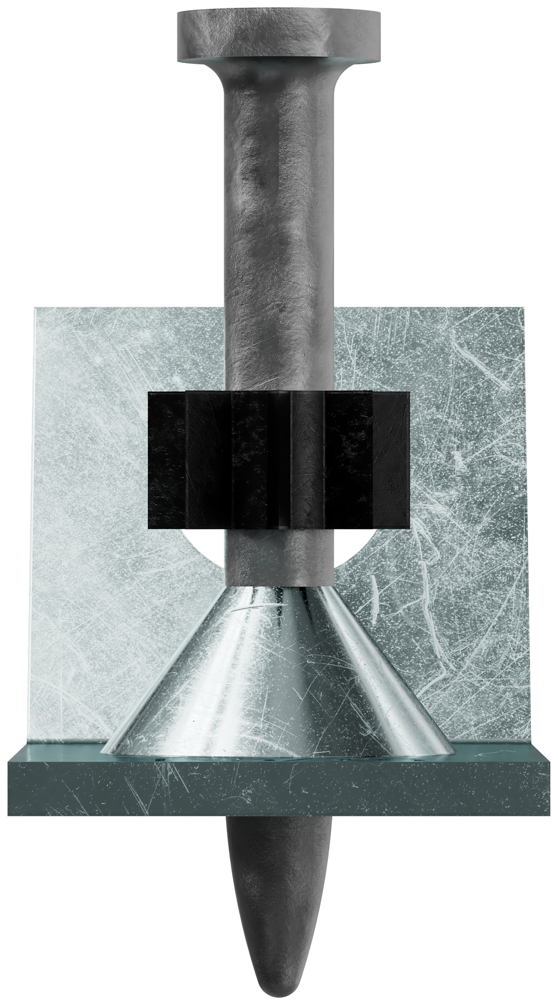 Simpson Strong-Tie PECLDPA-131 PECLDPA Powder-Actuated 120° Compact Ceiling Clip with 1-5/16 in. Pin (100-Qty) (Pack of 10)