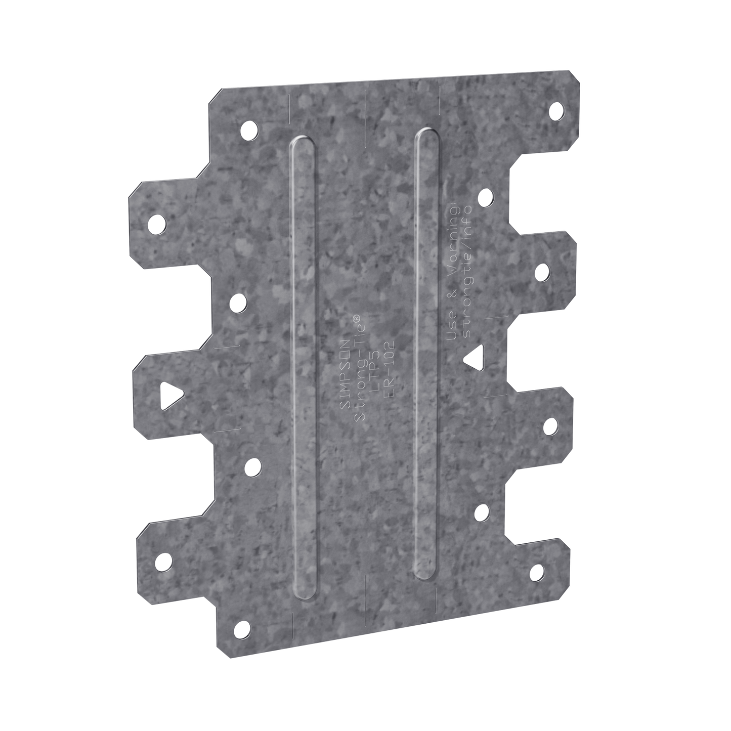 Simpson Strong-Tie LTP5 LTP 4-1/2 in. x 5-1/8 in. Galvanized Lateral Tie Plate (Pack of 100)