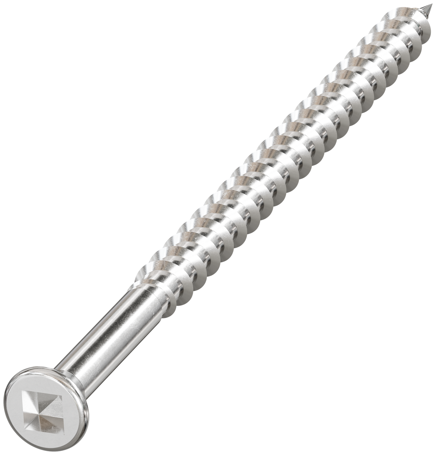 Simpson Strong-Tie SSDTH3S Trim-Head Screw — Sharp Point (Collated) — #7 x 3 in. #2 SQ Type 305 (1000-Qty)