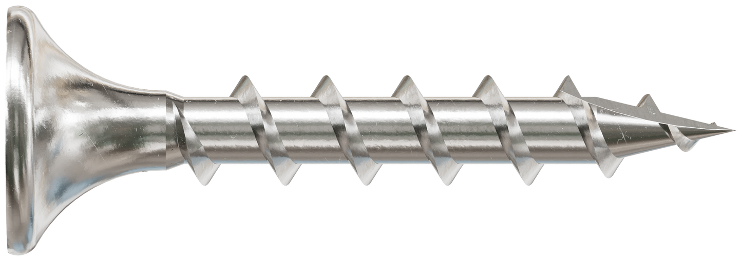 Simpson Strong-Tie S06100D100 Bugle-Head Wood Screw, Square Drive — #6 x 1 in. #2 Square, Type 305 (100-Qty) (Pack of 20)