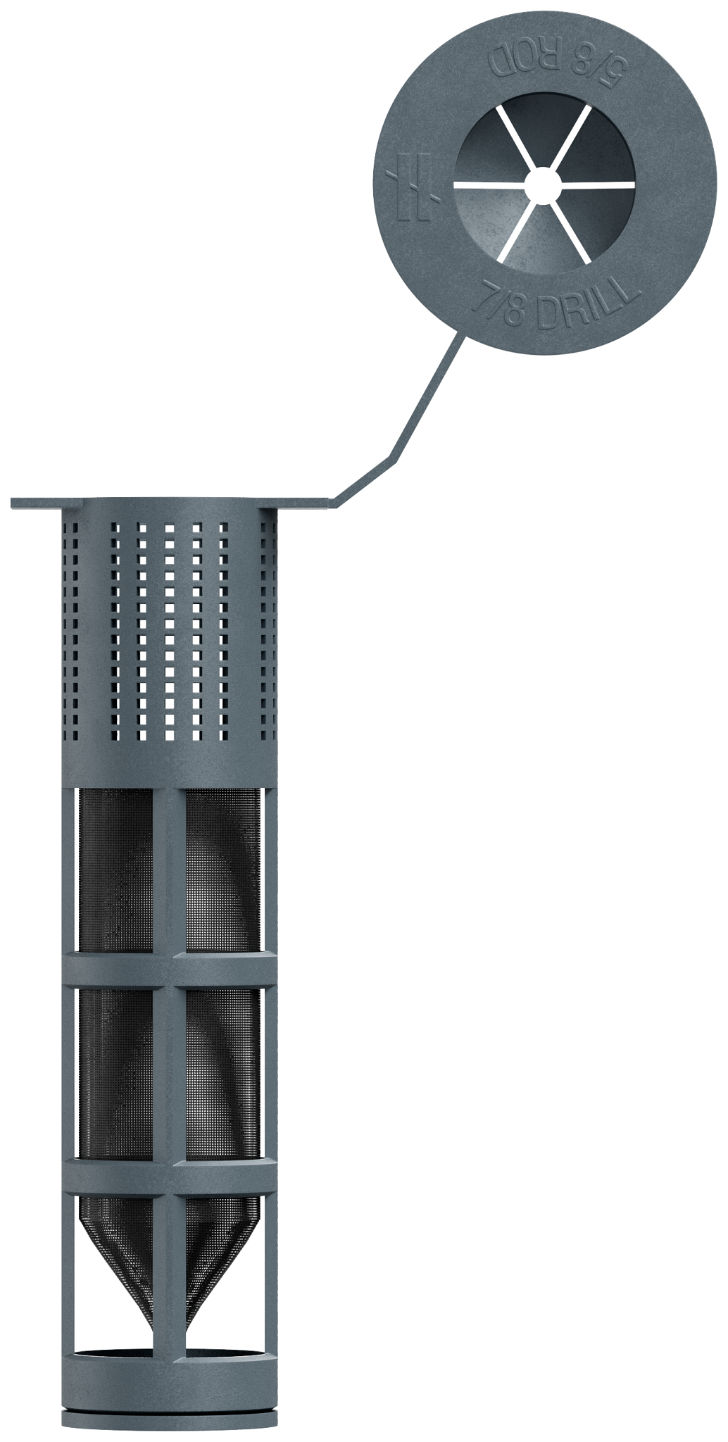 Simpson Strong-Tie 3GWS623P Opti-Mesh 3-1/2 in. Epoxy Adhesive Plastic Screen Tube for 5/8 in. Rod for SET-3G (Pack of 50)