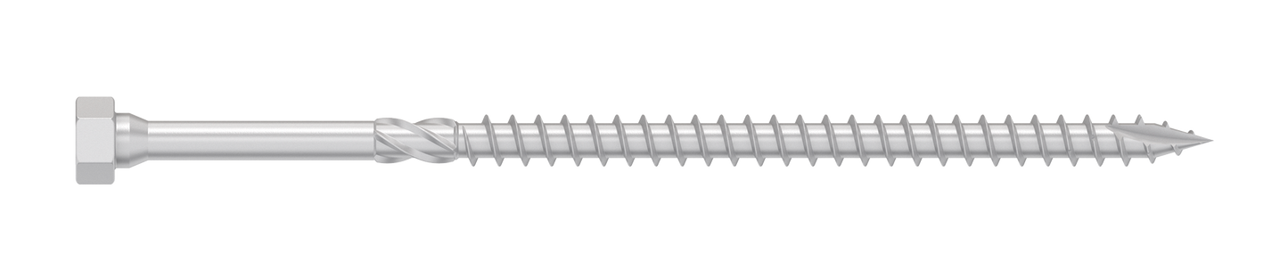 Simpson Strong-Tie SDHR27614 Strong-Drive® SDHR COMBO-HEAD Screw — 0.275 in. x 6-1/4 in., Blue Zinc (100-Qty) (Pack of 39)