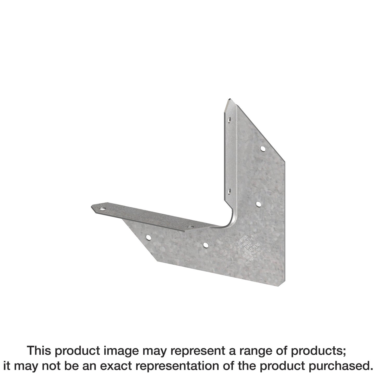 Simpson Strong-Tie RTA12Z RTA 18-Gauge ZMAX® Galvanized Rigid Tie® Angle for 1x2 Joist/Post (Pack of 6000)