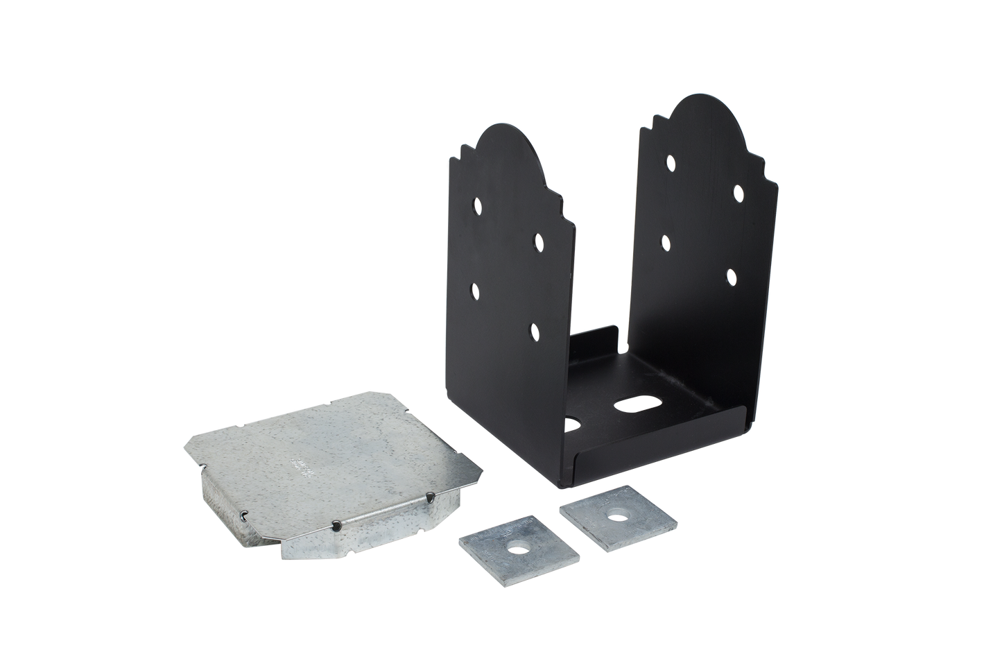 Simpson Strong-Tie APB88R Outdoor Accents® Mission Collection® ZMAX®, Black Powder-Coated Post Base for 8x8 Rough (Pack of 96)