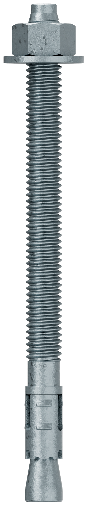Simpson Strong-Tie STB2-37500MGF50 Strong-Bolt® 2 — 3/8 in. x 5 in. Mechanically Galvanized Wedge Anchor, Fully Assembled (50-Qty)