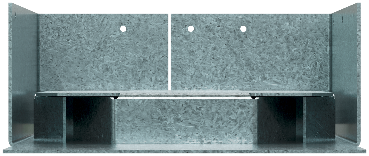 Simpson Strong-Tie ABW7-7Z ABW ZMAX® Galvanized Adjustable Standoff Post Base for 7-1/8 in. x 7-1/8 in. Post (Pack of 6)